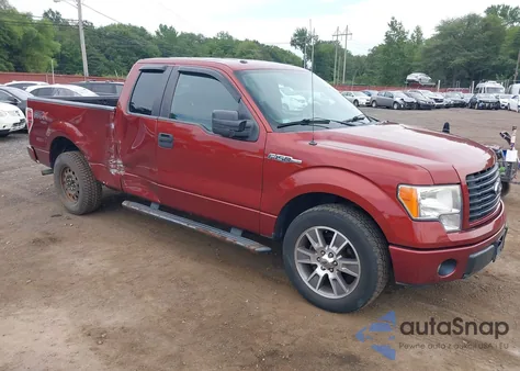 2014 Ford F-150 Stx z USA, uszkodzony, nr VIN 1FTEX1CM5EKE75824